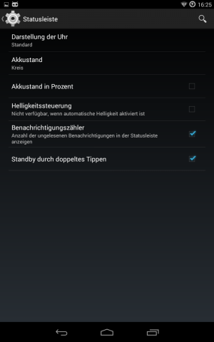 Bei der Konfiguration der Bedienelemente bietet CM11 nicht so viel Auswahl wie andere ROMs. (Screenshot: Golem.de)